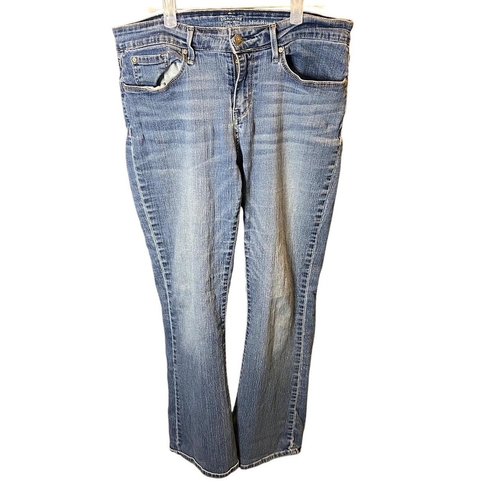 Signature by Levi Strauss & Co Bootcut Jeans Medium Wash Women's Size 10
